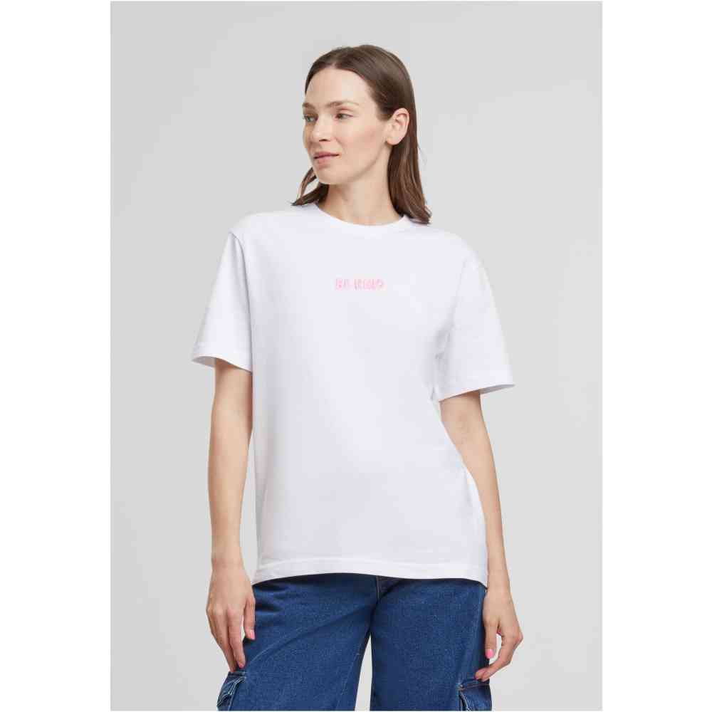 Mister Tee - Be Kind Heart EMB Ladies Tshirt - White